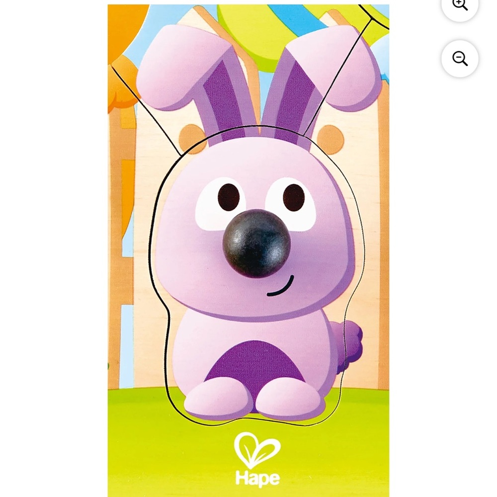 Hape Chunky big nose pet chunky
wooden puzzle NWT & Hape wooden car bundle - Picture 6 of 11